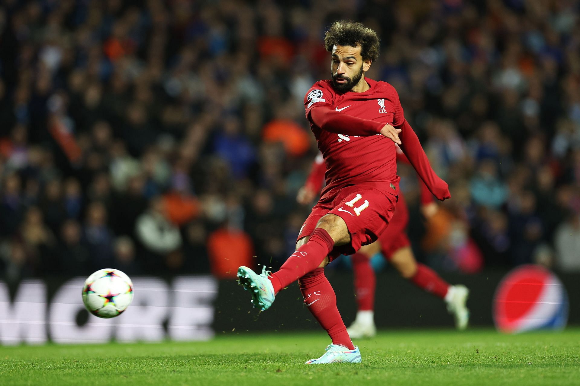 Mohamed Salah is currently tied with club legend Ian Rush.